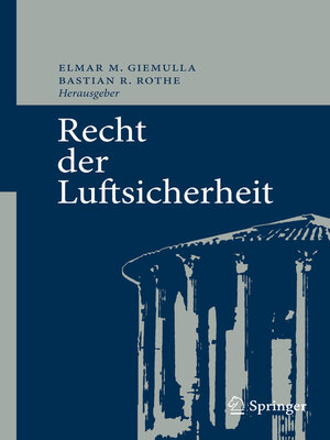 cover image of Recht der Luftsicherheit